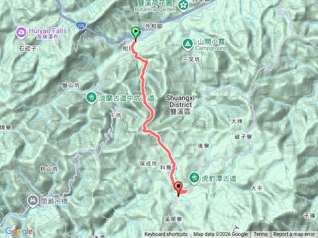 淡藍古道中路，崩山坑古道到壽山宮預覽圖