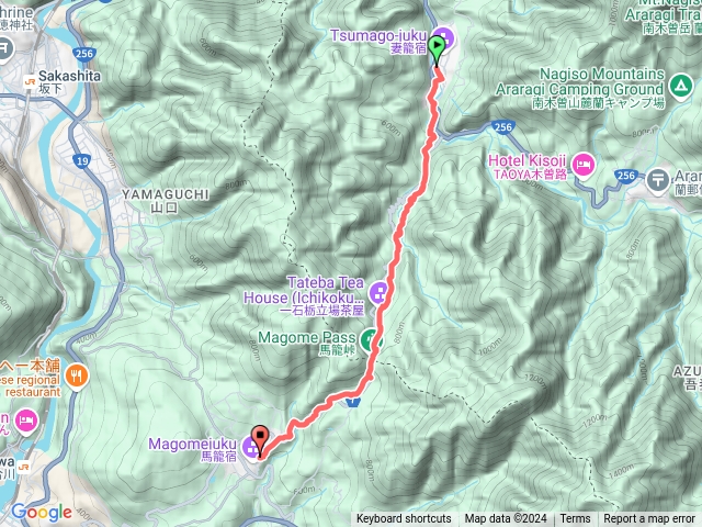 中山道步行(妻籠宿至馬籠宿)