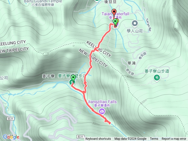 姜子寮絕壁＋姜草越嶺古道＋泰安瀑布