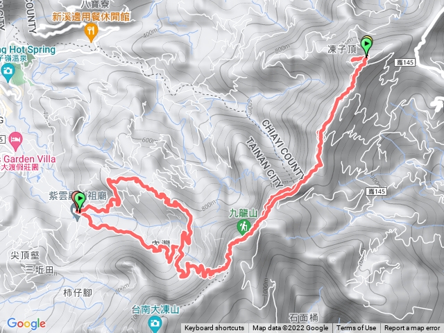關仔嶺九龍山-大埔凍子頂山