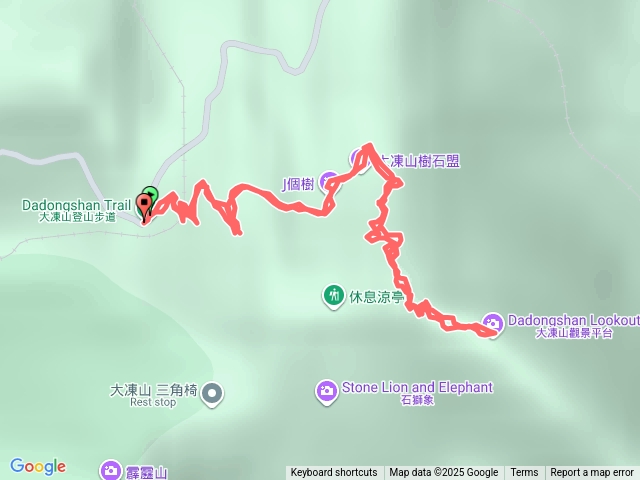 大凍山-三角點往返