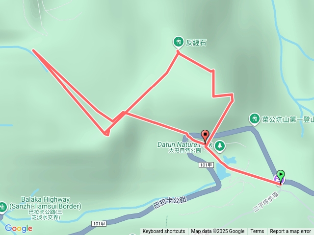 菜公坑山枕頭山預覽圖