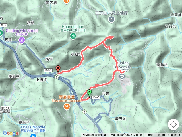 大崙古道 崩山大崙  蝙蝠洞 皇帝殿小粗坑登山口