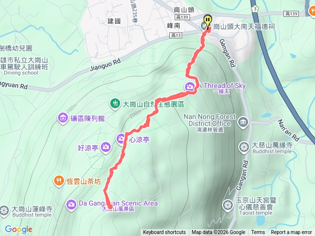 大南天盤龍峽谷大崗山預覽圖