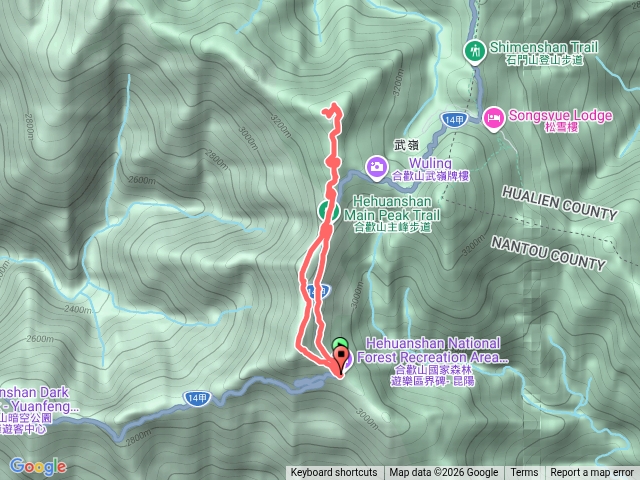 20260320合歡山南峰、主峰