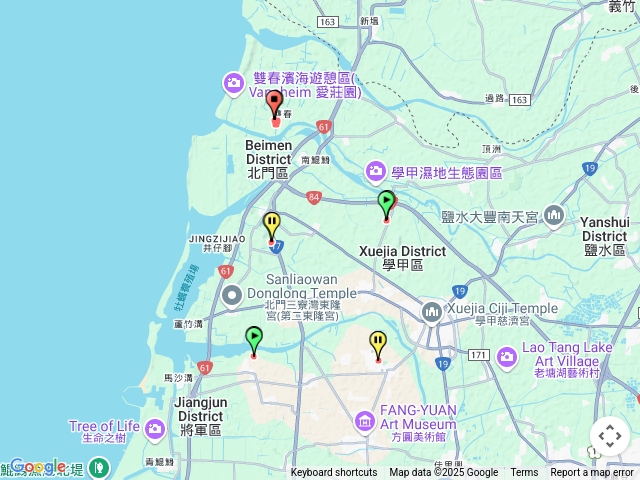 台南基石：下山子寮-中寮-二港子-北門-雙春