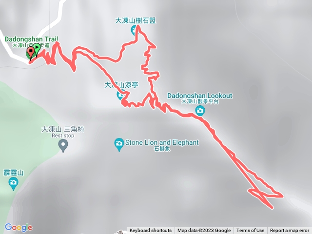 奮起湖大凍山步道（上了兩次山頂）