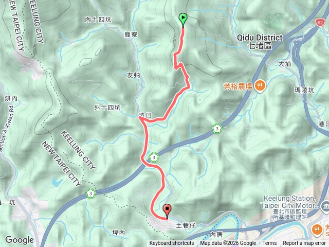 七堵仙洞湖山月眉洞下坑七堵預覽圖