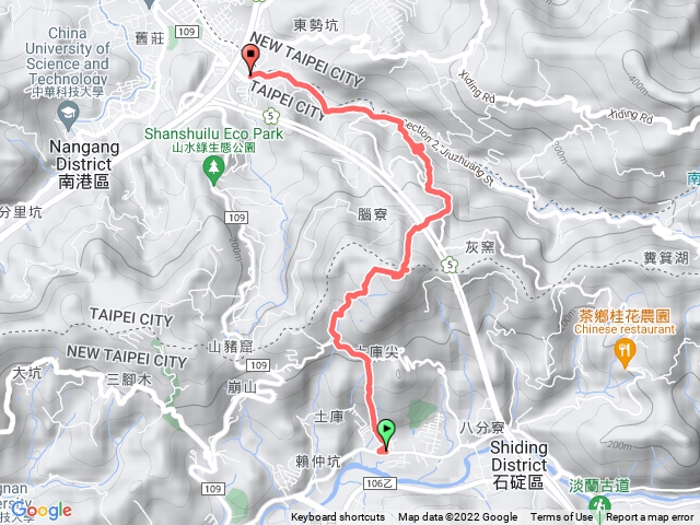 更寮深坑到南港