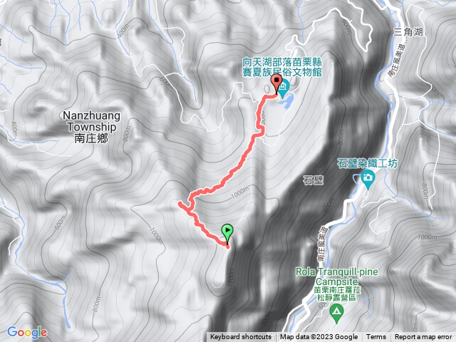 小百岳集起來南庄向天湖山步道202309291906