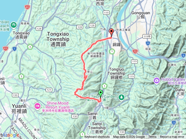 三銅縱走預覽圖