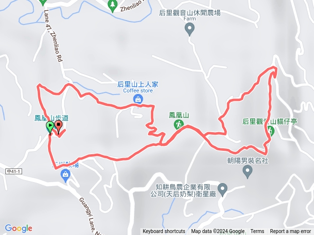 后里鳳凰山觀音山步道