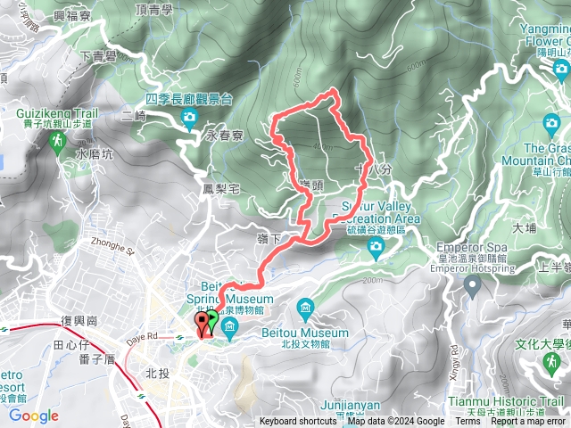 新北投-中正山環山路線