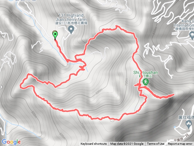 鹿母潭山、獅仔頭山、粽串尖O型