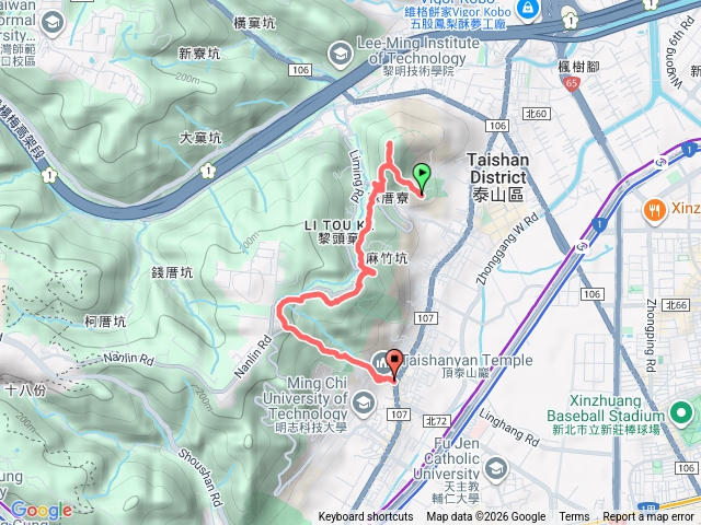 泰山尖凍山-瓊仔湖-崎頭古道預覽圖