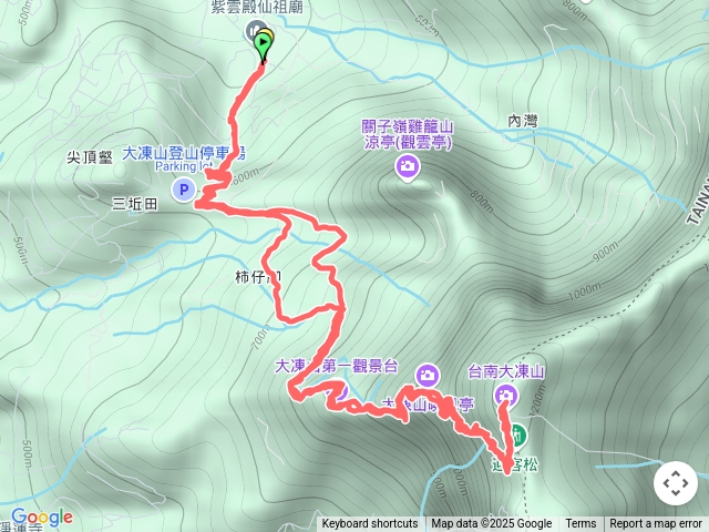 關仔嶺大凍山步道