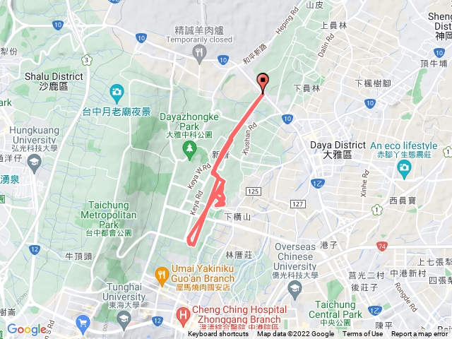 科雅路口去橫山公園林厝公園