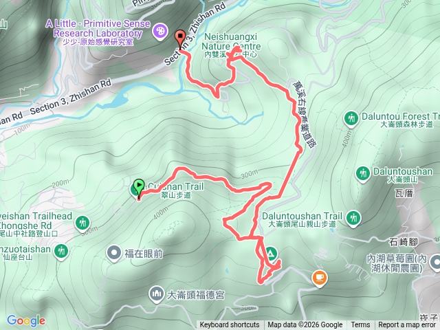 翠山步道-碧山露營區-碧溪步道-內雙溪自然中心預覽圖
