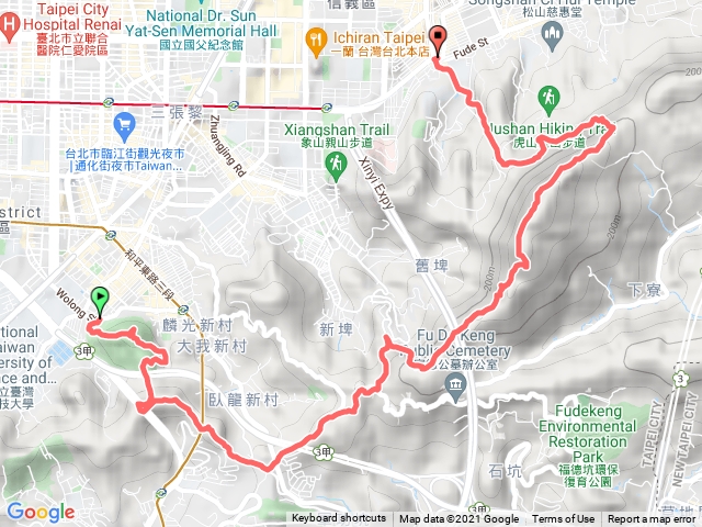 20210801 台北大縱走 - 第六段接四獸山步道