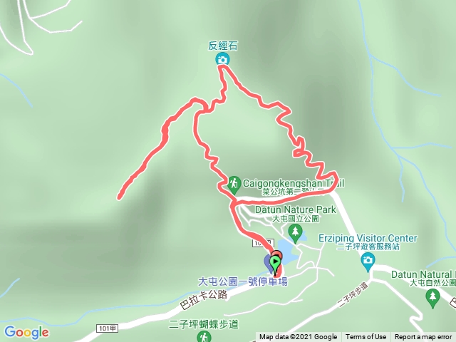 巴拉卡山-菜公坑山-O型路線