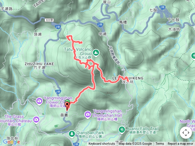 七星山-三進三出-七星山南峰-凱達格蘭山