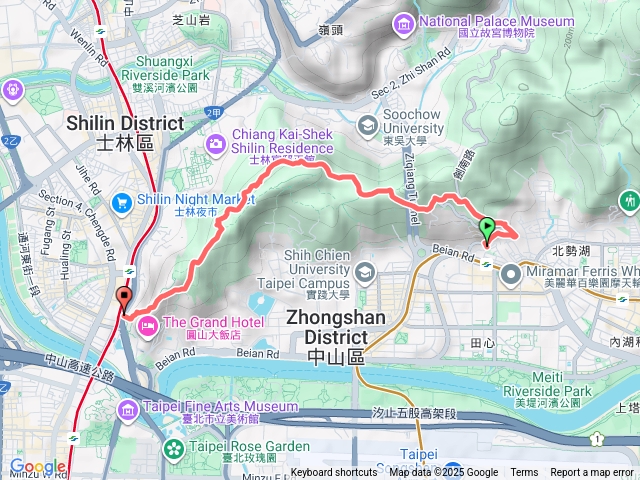 劍潭古寺-劍潭站（山林小徑）