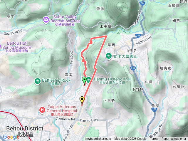 天母公車站水管路