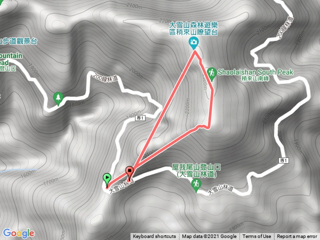 稍來山步道31.3k
