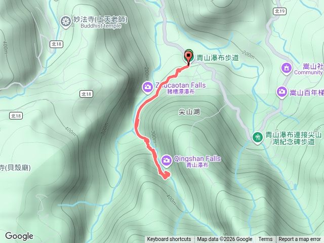 青山瀑布預覽圖