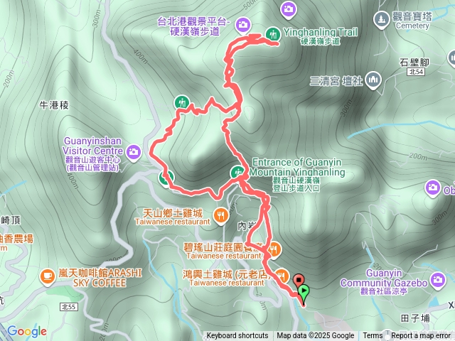 福隆古道上觀音山