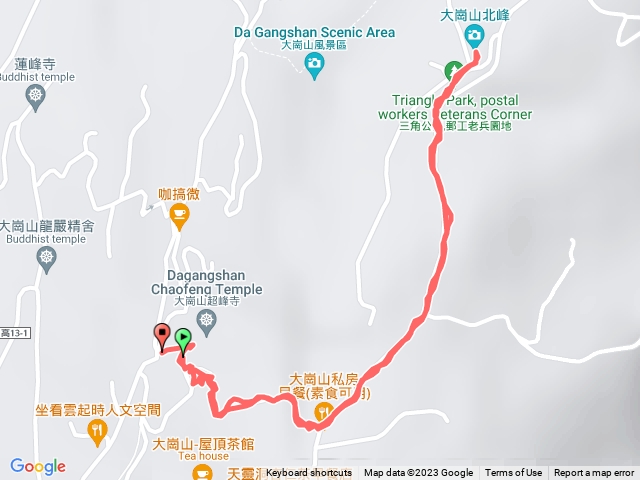 大崗山超峰寺停車場-大崗山