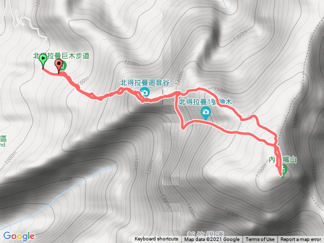 北得拉曼山/內鳥嘴山