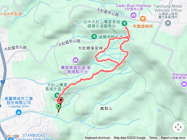 20250525大肚萬里長城步道攀登