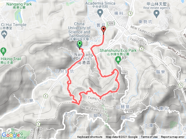 濕水子山、三腳木山、西北峰、西北西峰、西峰