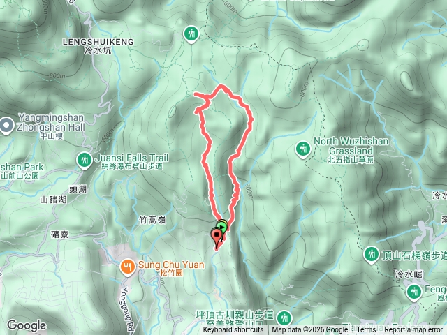 內寮古道連走內雙溪古道預覽圖