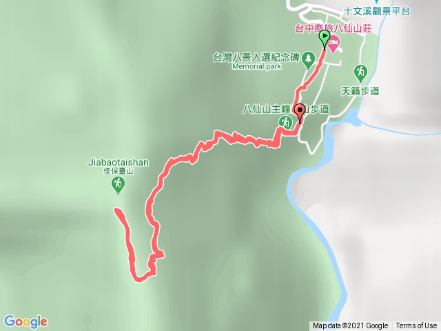 八仙山國家森林遊樂區佳保台山步道