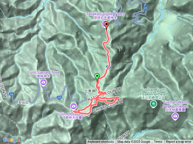 塔塔加+鹿林山+麟趾山（黑森林