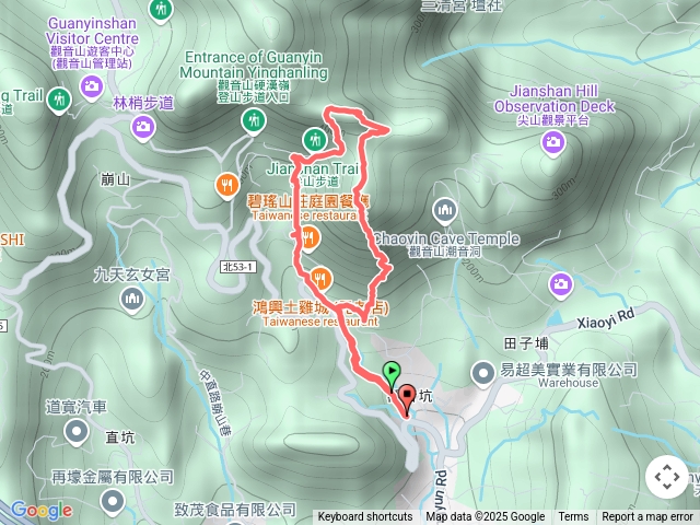觀音山超讚攀岩路線