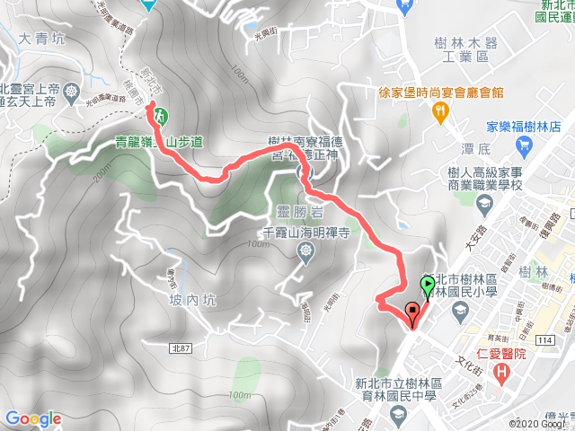 大同山，青龍嶺