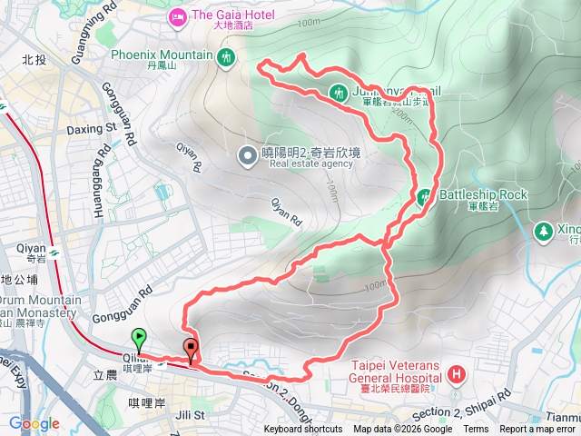 軍艦岩8字型預覽圖