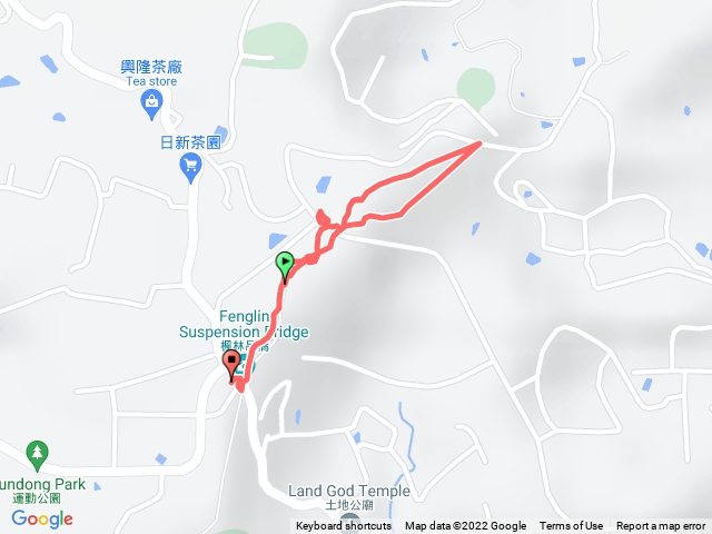 苗栗頭份楓林吊橋-181.9高地