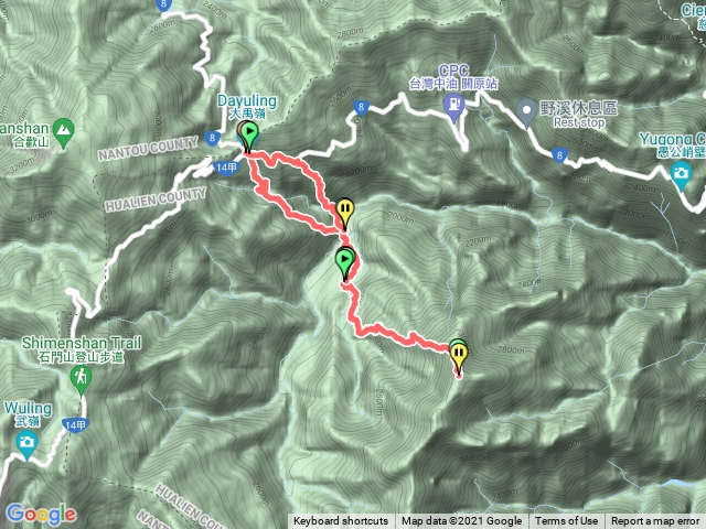 屏風山-去舊登山口-回新登山口