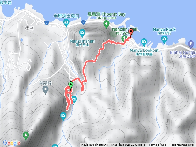 南子吝-小錐麓-大鬼瀑布-南雅社區