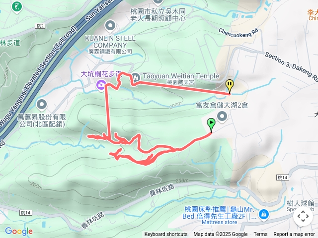 龜山桐花步道預覽圖