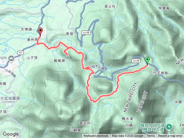 樂二09-29二子坪面天坪楓樹湖.gpx預覽圖