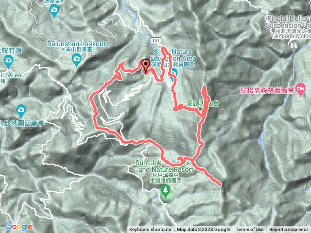 溪頭15連峰O型