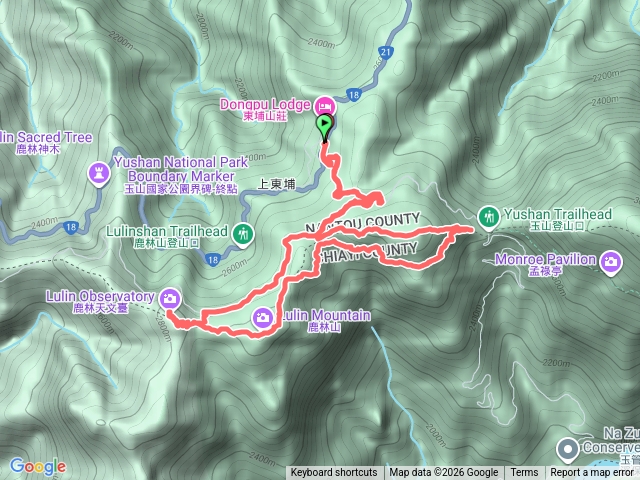 塔塔加三山（鹿林山麟趾山鹿林前山）.gpx預覽圖