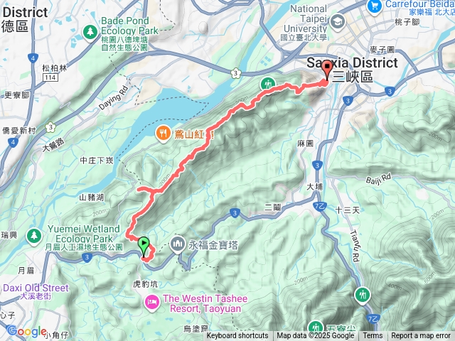 大溪永福龍山寺到鳶山預覽圖