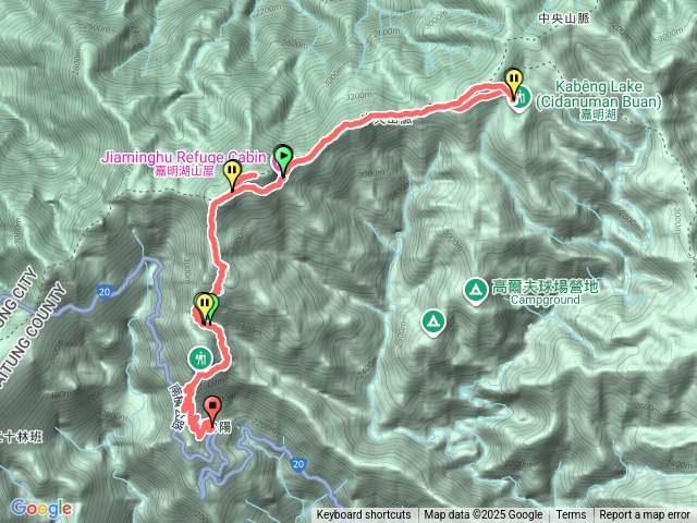 向陽山嘉明湖三叉山三天兩夜預覽圖