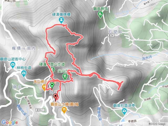 尖山（占山）、觀音山連走